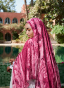 Red Marble Modal Hijab