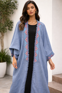 Bisht Kaftan Open Front Abaya
