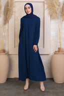 Blue Sheath Abaya Maxi Dress-CLEARANCE