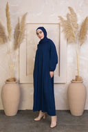Blue Sheath Abaya Maxi Dress-CLEARANCE