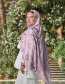 Purple Marble Modal Hijab