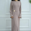 Side Ruched Abaya