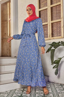 Blue Petal Perfect Maxi Dress-CLEARANCE