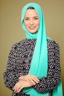 Mint Chiffon Hijab